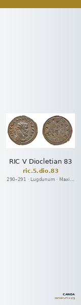 RIC V Diocletian 83 — CANOA