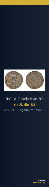RIC V Diocletian 83 — CANOA