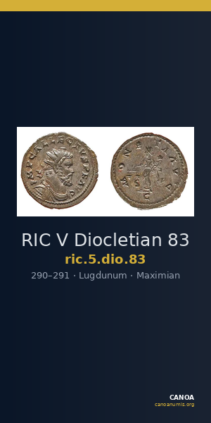 RIC V Diocletian 83 — CANOA