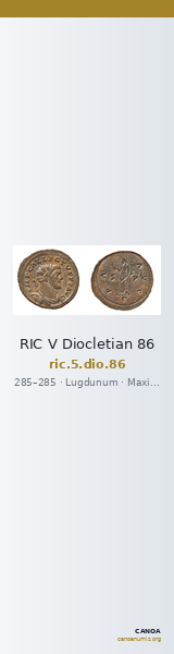 RIC V Diocletian 86 — CANOA