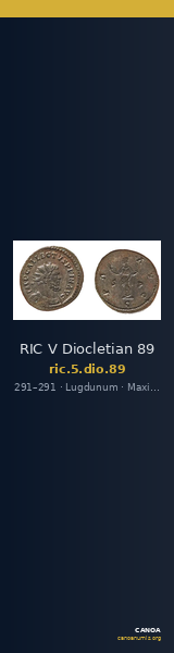 RIC V Diocletian 89 — CANOA