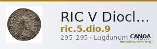 RIC V Diocletian 9 — CANOA