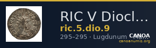 RIC V Diocletian 9 — CANOA