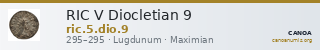 RIC V Diocletian 9 — CANOA