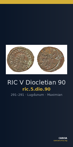 RIC V Diocletian 90 — CANOA