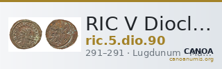 RIC V Diocletian 90 — CANOA