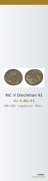 RIC V Diocletian 91 — CANOA