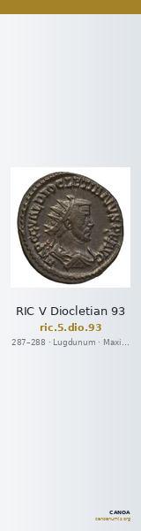 RIC V Diocletian 93 — CANOA