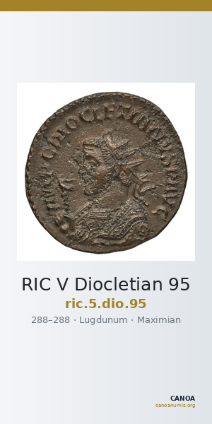 RIC V Diocletian 95 — CANOA