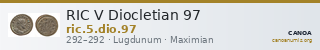 RIC V Diocletian 97 — CANOA