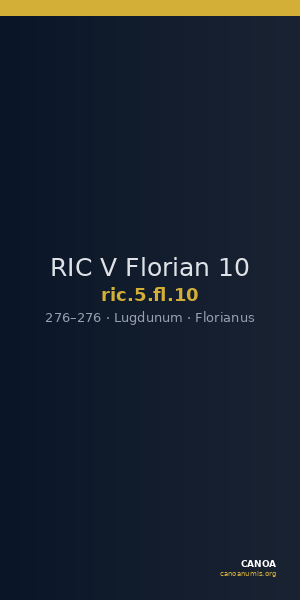 RIC V Florian 10 — CANOA
