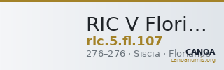RIC V Florian 107 — CANOA