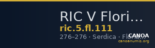 RIC V Florian 111 — CANOA