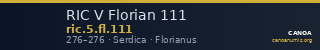 RIC V Florian 111 — CANOA
