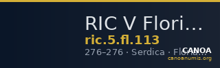 RIC V Florian 113 — CANOA