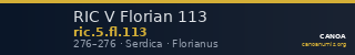 RIC V Florian 113 — CANOA