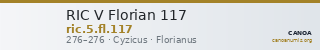 RIC V Florian 117 — CANOA