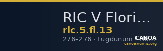 RIC V Florian 13 — CANOA