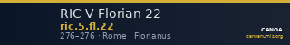 RIC V Florian 22 — CANOA