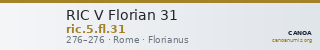 RIC V Florian 31 — CANOA