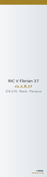 RIC V Florian 37 — CANOA