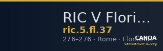 RIC V Florian 37 — CANOA