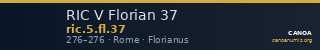 RIC V Florian 37 — CANOA