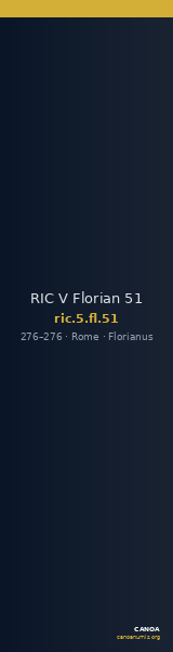 RIC V Florian 51 — CANOA