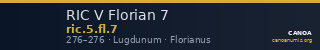 RIC V Florian 7 — CANOA