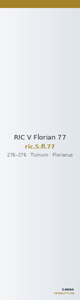 RIC V Florian 77 — CANOA