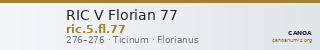 RIC V Florian 77 — CANOA