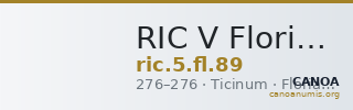 RIC V Florian 89 — CANOA