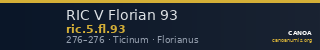 RIC V Florian 93 — CANOA