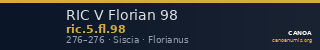 RIC V Florian 98 — CANOA