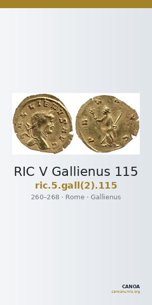 RIC V Gallienus 115 — CANOA