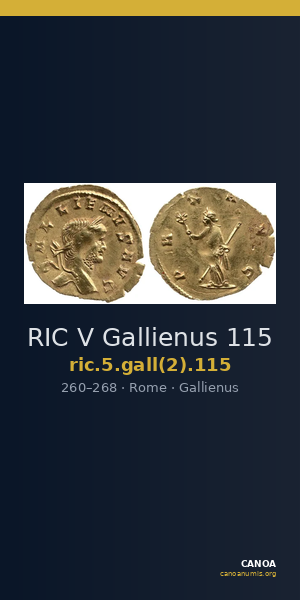 RIC V Gallienus 115 — CANOA
