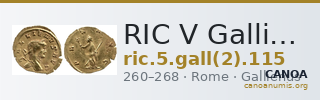 RIC V Gallienus 115 — CANOA