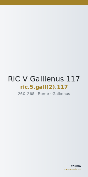 RIC V Gallienus 117 — CANOA