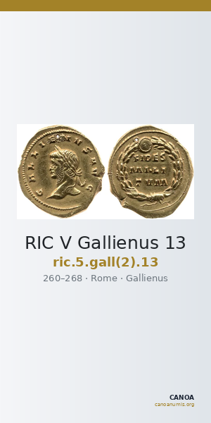 RIC V Gallienus 13 — CANOA