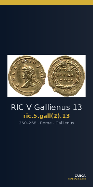 RIC V Gallienus 13 — CANOA