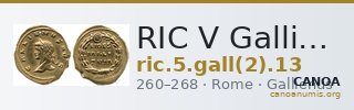 RIC V Gallienus 13 — CANOA