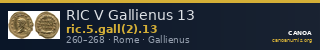 RIC V Gallienus 13 — CANOA