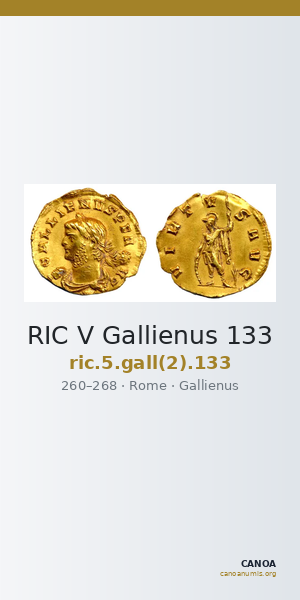 RIC V Gallienus 133 — CANOA