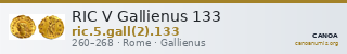 RIC V Gallienus 133 — CANOA