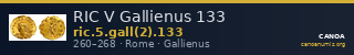 RIC V Gallienus 133 — CANOA