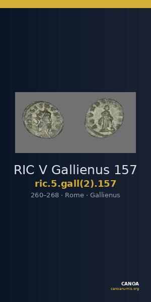 RIC V Gallienus 157 — CANOA