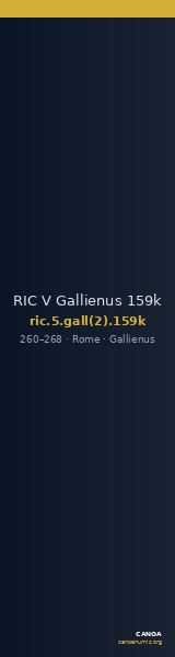 RIC V Gallienus 159k — CANOA