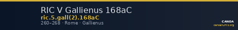 RIC V Gallienus 168aC — CANOA