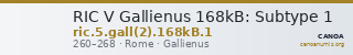 RIC V Gallienus 168kB: Subtype 1 — CANOA