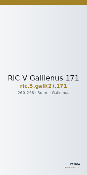 RIC V Gallienus 171 — CANOA